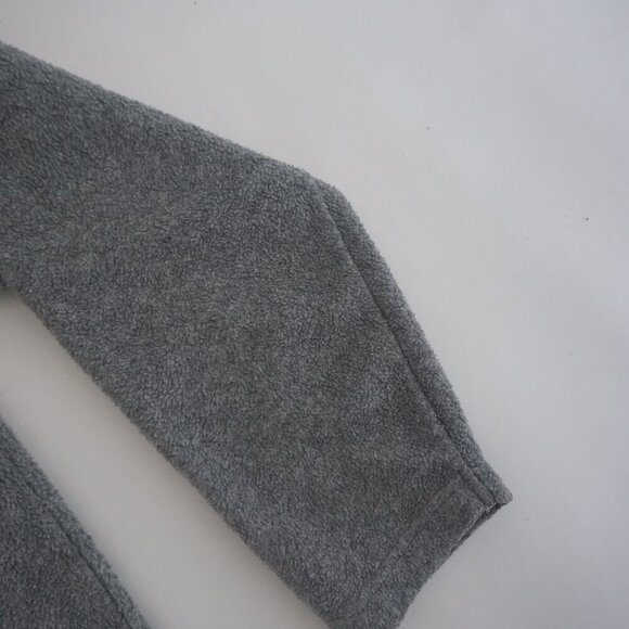 Vintage Truly Casual Gray Button Up Fleece Outdoor Thick Long Sleeve Shirt M - Picture 5 of 11